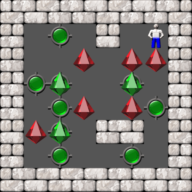 Сокобан More Bugs collections уровень 93